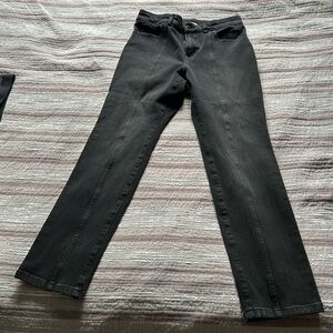 Black jeans women’s Duluth size 10 straight cut